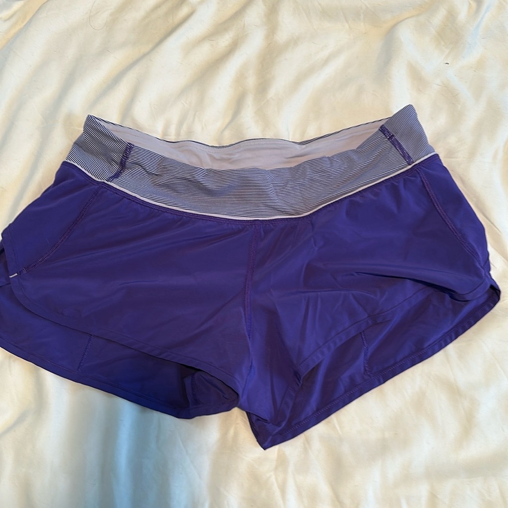 Lululemon speed up shorts size 8